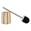5 FIVE SIMPLY SMART - Brosse wc Strio rayures orange blé - vignette