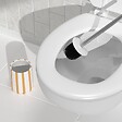 5 FIVE SIMPLY SMART - Brosse wc Strio rayures orange blé - vignette