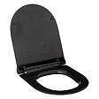 5 FIVE SIMPLY SMART - Abattant WC ultra fin noir - vignette