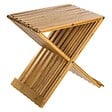 5 FIVE SIMPLY SMART - Tabouret pliant d'appoint bambou - vignette