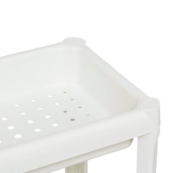 5 FIVE SIMPLY SMART - Étagère 4 niveaux en plastique blanc - large