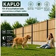 DECKLINEA - Kit Occultation Bois - L2,5 x H1,53m - Epicea - Autoclave - Protege Contre Insecte & Champignons - Pose Facile et Rapide - vignette