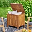 HESPERIDE - Coffre de rangement 100L beige acacia - vignette