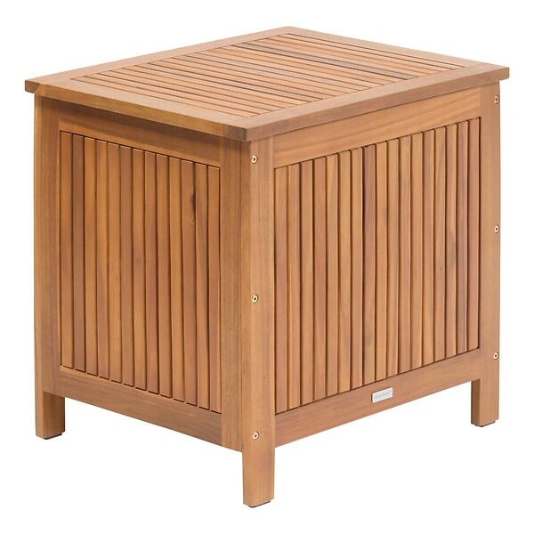 HESPERIDE - Coffre de rangement 100L beige acacia - large