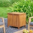HESPERIDE - Coffre de rangement 100L beige acacia - vignette