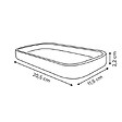 5 FIVE SIMPLY SMART - Plateau Cloudy 20,5 x 11,5 x 2,2 cm blanc - vignette