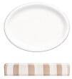 5 FIVE SIMPLY SMART - Porte-savon Strio rayures rose blé H3cm - vignette