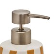 5 FIVE SIMPLY SMART - Distributeur de savon Strio à rayures orange blé 400ml - vignette