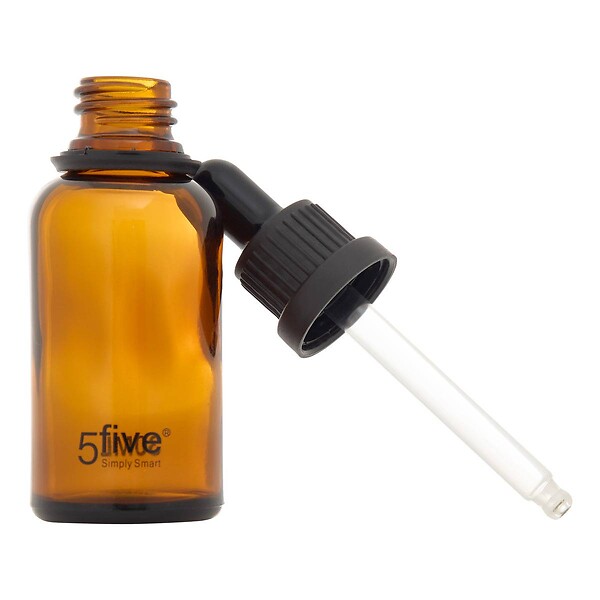 5 FIVE SIMPLY SMART - Flacon pipette 30ml tainte marron - large