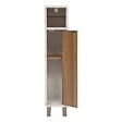 5 FIVE SIMPLY SMART - Dérouleur WC 1 porte Come bois et effet marbre - vignette