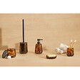 5 FIVE SIMPLY SMART - Distributeur de savon en verre Dotty 400ml flammes marron - vignette