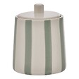 5 FIVE SIMPLY SMART - Pot à cotons Strio 10,2 x 12,8 cm vert - vignette