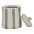 5 FIVE SIMPLY SMART - Pot à cotons Strio 10,2 x 12,8 cm vert - vignette