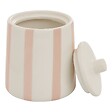 5 FIVE SIMPLY SMART - Pot à cotons Strio 10,2 x 12,8 cm rose - vignette
