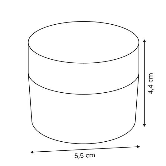5 FIVE SIMPLY SMART - Pot à crème 50ml en verre marron - large
