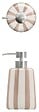 5 FIVE SIMPLY SMART - Distributeur de savon Strio à rayures rose blé 400ml - vignette