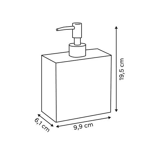 5 FIVE SIMPLY SMART - Distributeur de savon 550ml en verre - large