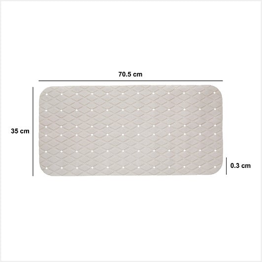 5 FIVE SIMPLY SMART - Fond de baignoire antidérapant en plastique 70,5x35cm - large