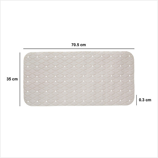 5 FIVE SIMPLY SMART - Fond de baignoire antidérapant en plastique 70,5x35cm - large