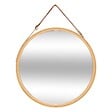 5 FIVE SIMPLY SMART - MIROIR MUR CUIR ROND BAM D38 - vignette