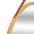 5 FIVE SIMPLY SMART - MIROIR MUR CUIR ROND BAM D38 - vignette