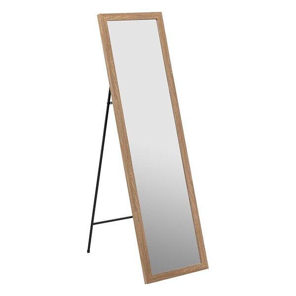 ATMOSPHERA - Miroir sur Pied Noir 35x125cm - Noir - large