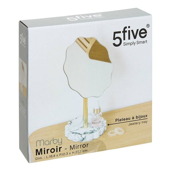 5 FIVE SIMPLY SMART - Miroir à poser Marby L27,8cm - large