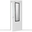 ATMOSPHERA - Miroir Porte Plastique 35 x 125 Paco - vignette