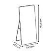 5 FIVE SIMPLY SMART - Miroir pied en métal 160x56cm beige - vignette