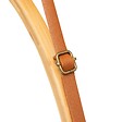 5 FIVE SIMPLY SMART - Miroir mural rond avec lanière en cuir D50cm - vignette