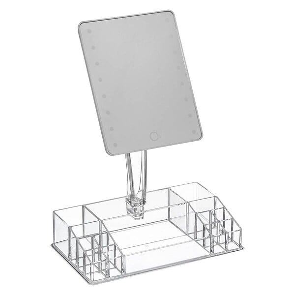 5 FIVE SIMPLY SMART - Miroir LED 14 compartiments "Selena" transparent - large