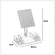 5 FIVE SIMPLY SMART - Miroir LED 14 compartiments "Selena" transparent - vignette