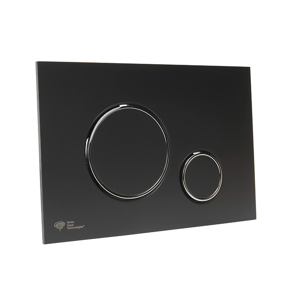 SWISS AQUA TECHNOLOGIES - Pack WC bâti-support autoportant + WC suspendu sans bride Ceramia PixL avec abattant SoftClose + plaque (STCEPXBMT02-U) - large