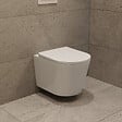 SWISS AQUA TECHNOLOGIES - Pack WC bâti-support autoportant SAT + WC suspendu sans bride Ceramia + abattant SoftClose + plaque blanche (SMART-CETOR-4) - vignette