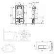 SWISS AQUA TECHNOLOGIES - Pack WC bâti-support autoportant SAT + WC suspendu sans bride Ceramia + abattant SoftClose + plaque blanche (SMART-CETOR-4) - vignette