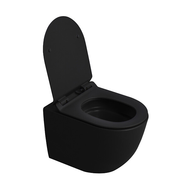 GROHE - Solido pack WC bâti-support autoportant + WC suspendu sans bride Ceramia PixL avec abattant SoftClose + plaque (GRCEPXBMT01-FR) - large