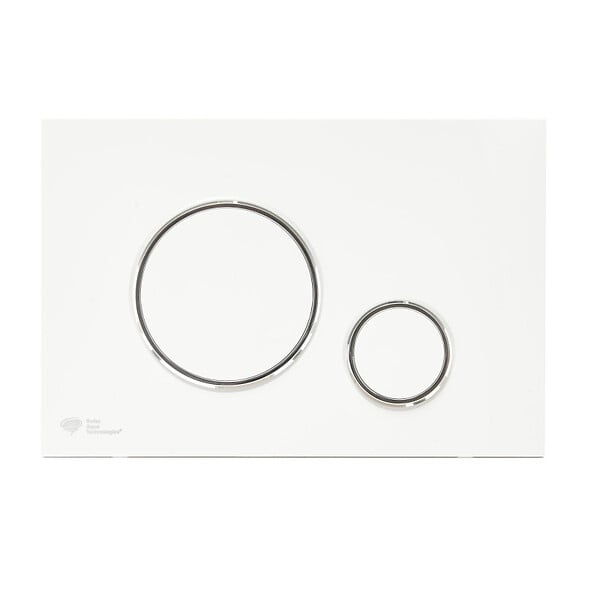 SWISS AQUA TECHNOLOGIES - Pack WC bâti ECO 2L Swiss Aqua Technologies + WC suspendu Swiss Aqua Technologies + plaque blanc/chrome (STEST67WR03-FR) - large