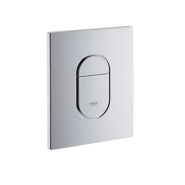 GROHE - Pack Rapid sl+ plaque arena chrome+ Fixations murales + set d'isolation phonique + WC suspendu sans bride (ArenaBrevis) - large