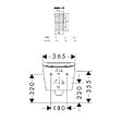 VILLEROY & BOCH - ViConnect Pro S Pack WC bâti-support Villeroy & Boch + WC sans bride Hansgrohe + abattant Softclose + plaque (VCNPURAS2CH) - vignette