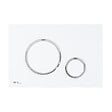 SWISS AQUA TECHNOLOGIES - Pack WC bâti-support autoportant + WC suspendu sans bride avec abattant SoftClose + plaque blanc/chrome (STROGAWR06-U) - vignette