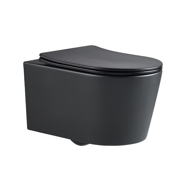 ROCA - Pack WC bâti-support + WC suspendu sans bride Swiss Aqua Technologies avec abattant SoftClose + plaque (ROSTBRBMR03-FR) - large