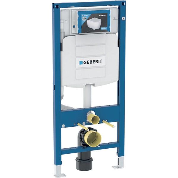 GEBERIT - Pack WC Bati-support Geberit + cuvette Swiss Aqua Technologies + Abattant softclose + Plaque (GebSatrimless-A) - large