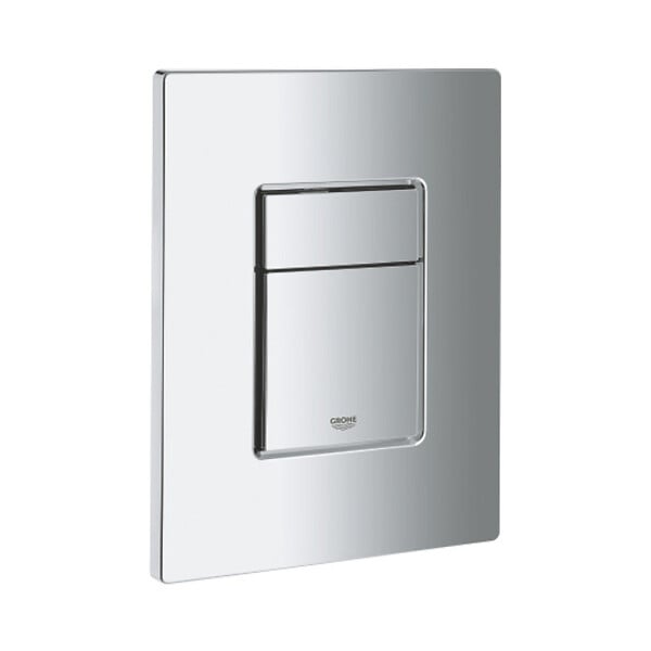 GROHE - Pack WC Bâti-support autoportant Rapid SL + WC SAT Vortex sans bride + Abattant SoftClose + Plaque chrome (PROTORNADO1) - large