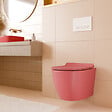 CERAMIA - PixL WC suspendu en céramique Vortex , fixations invisibles + abattant Soft-Close, Rose mat (CEPX010RTORPPM) - vignette