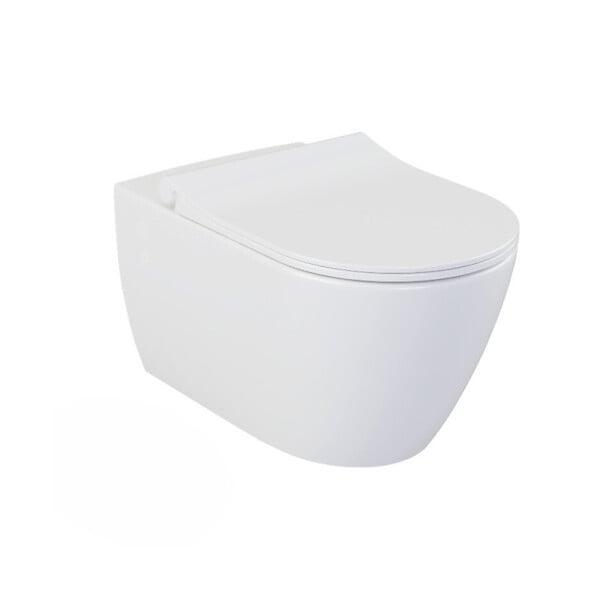 GROHE - Grohe Pack WC Bâti-support Rapid SL + WC sans bride LIVEA Bello + Abattant softclose + Plaque Chrome (RapidSL-Bello-1) - large