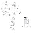 VILLEROY & BOCH - Pack WC Bâti-support Villeroy & Boch + WC sans bride Hansgrohe EluPura + Abattant softclose + Plaque Blanche (VCNPURAS2) - vignette