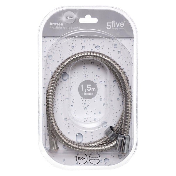5 FIVE SIMPLY SMART - Flexible en inox 150cm - large
