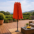 CONCEPT USINE - Parasol rectangulaire double 2,7x4,6m terracotta VENICE - vignette