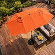 CONCEPT USINE - Parasol rectangulaire double 2,7x4,6m terracotta VENICE - vignette