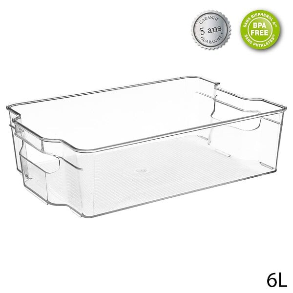 5 FIVE SIMPLY SMART - Rangement pour frigo 6L "Smart Fridge" - large